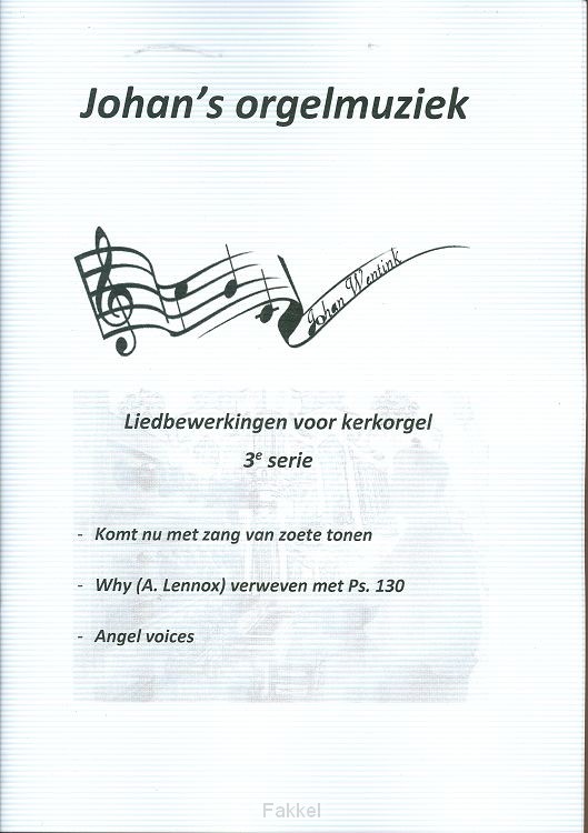 Liedbewerking serie 3 voor orgel