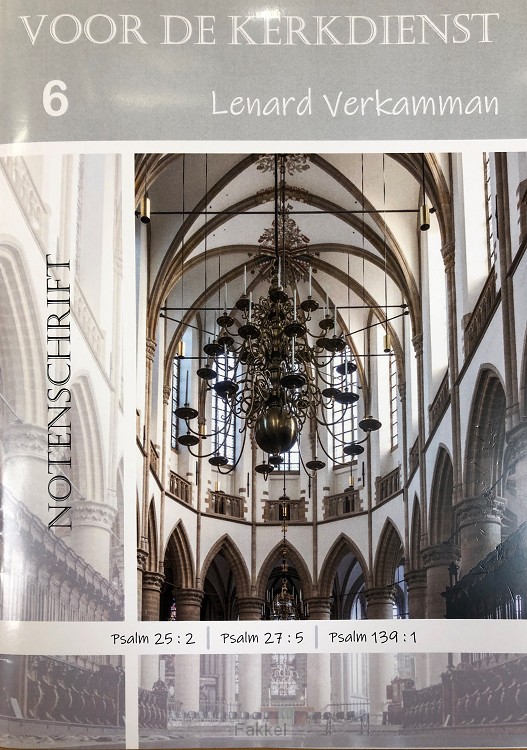 Voor de kerkdienst  6 Notenschrift