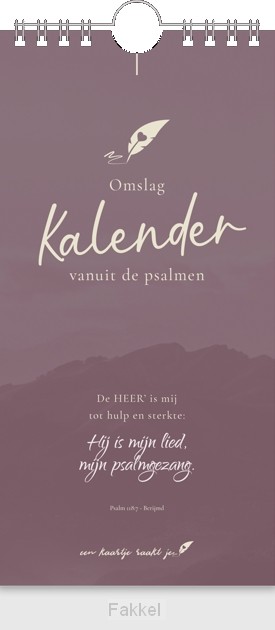 Bureaukalender Psalm Lights