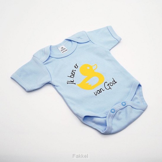 Rompertje eendje blauw mt 62