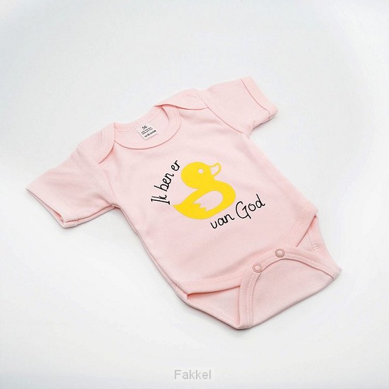 Rompertje eendje roze mt 62