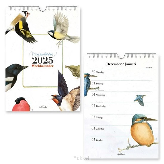 Weekkalender 2025 klein