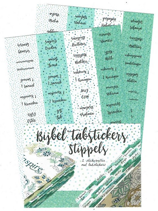 Bijbel tabstickers Stippen
