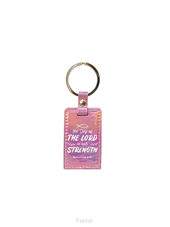 Iridescent Keyring Joy of the Lord
