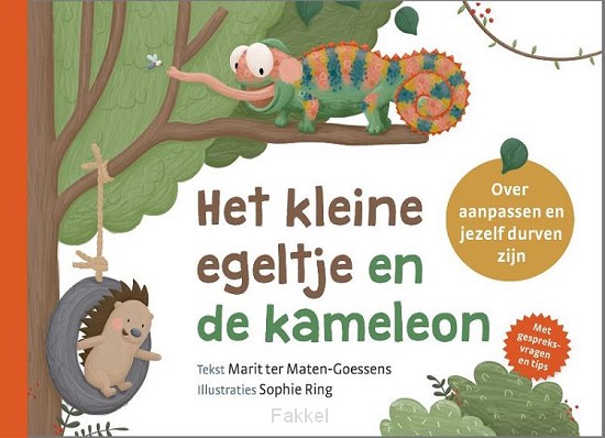 Kleine egeltje en de kameleon