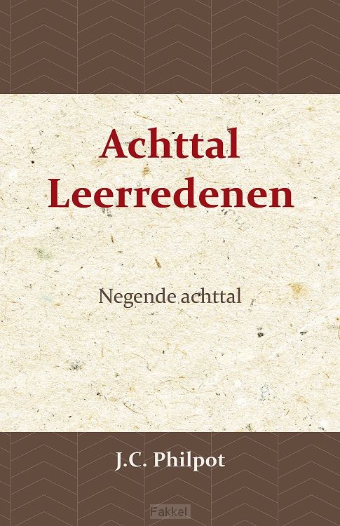 Negende Achttal Leerredenen