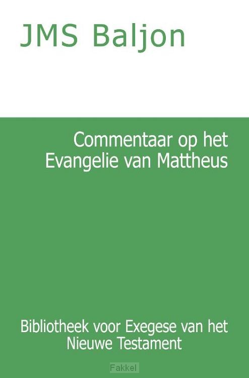 Commentaar op het Evangelie van Mattheus