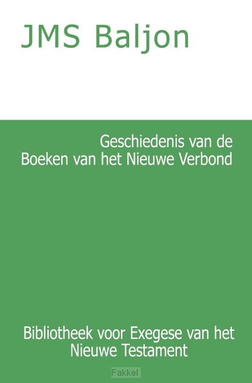 Geschiedenis van de Boeken van het Nieuw