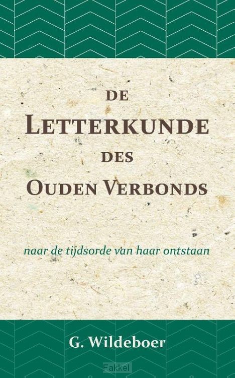 De letterkunde des Ouden Verbonds