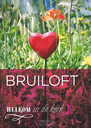 Welkom in de kerk bruiloft set 10 ex