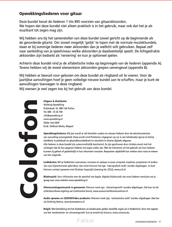 Opwekking groteletterb gitaarakk (1-895)