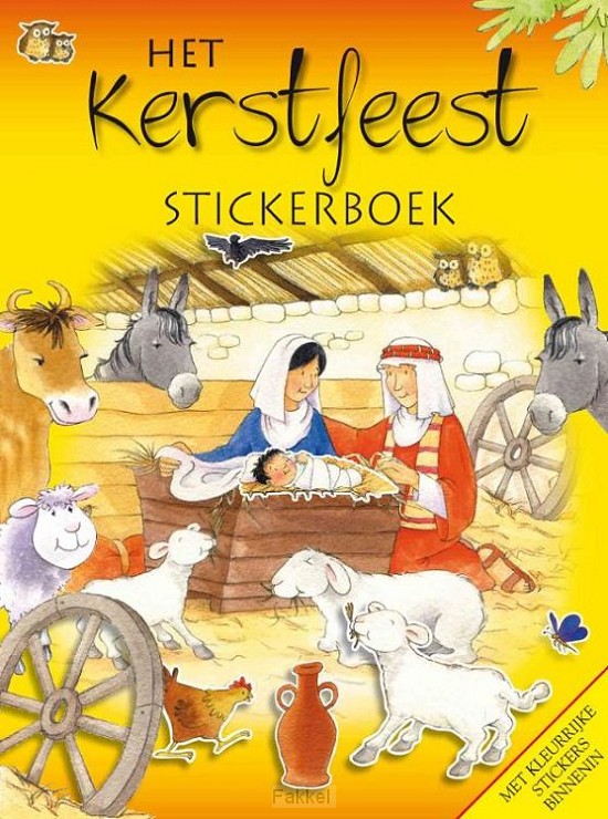 Kerstfeest stickerboek