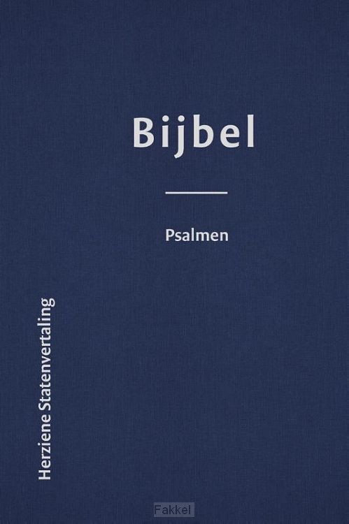 Bijbel met psalmen hsv luxe leer 12x18