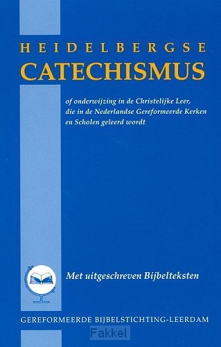 Heidelbergse cat BLAUW + uitg bijb tekst