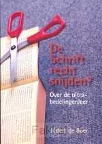 Schrift recht snijden?