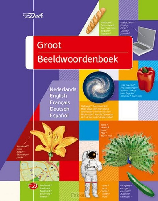 Groot beeldwoordenboek in vijf talen