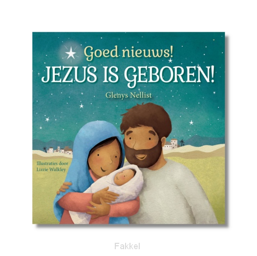 Goed nieuws! Jezus is geboren! 14x14cm