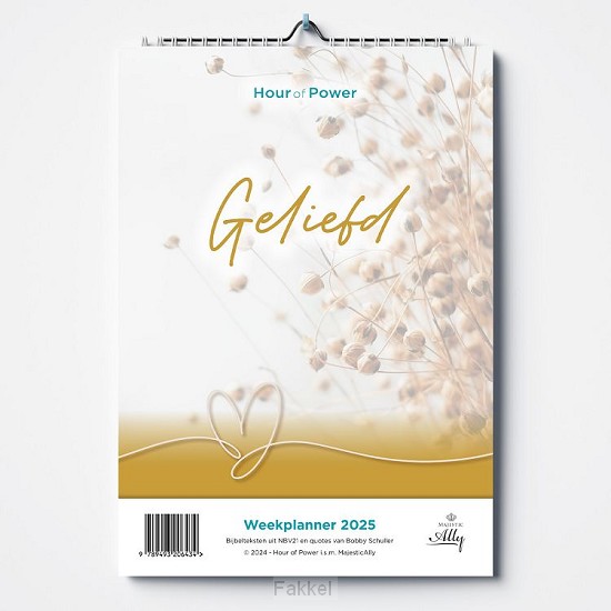 Weekplanner hour of power je bent gel
