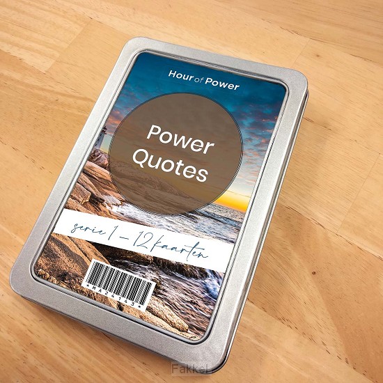 Blikje power quotes serie 1 - 12 kaarten