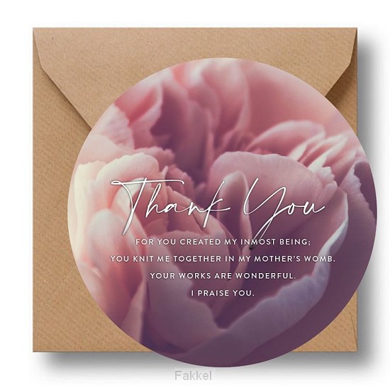 Cirkelcadeau Thank you