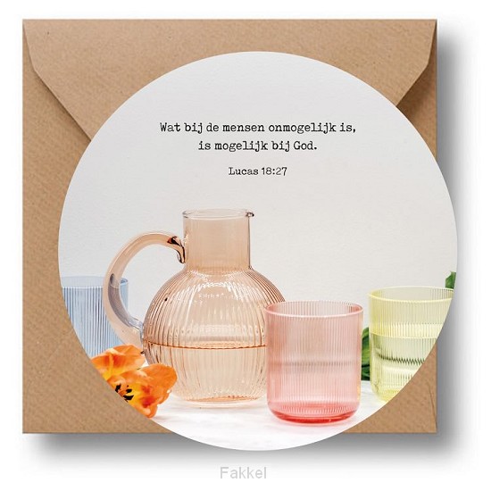 Cirkelcadeau wat bij mensen onmogelijk i