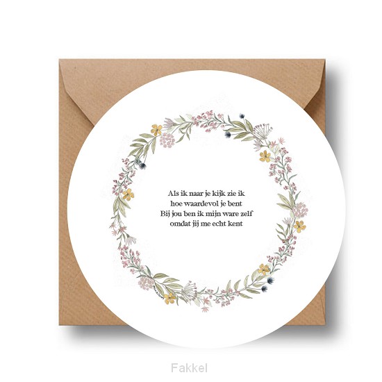 Cirkelcadeau als ik naar je kijk