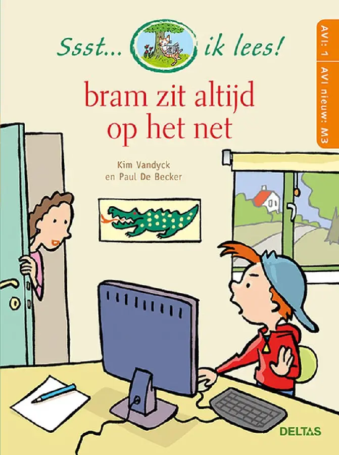 Bram zit altijd op het net