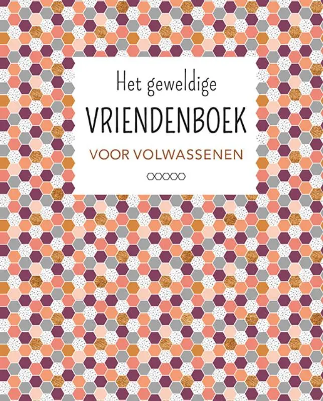 Geweldige vriendenboek voor volwasse