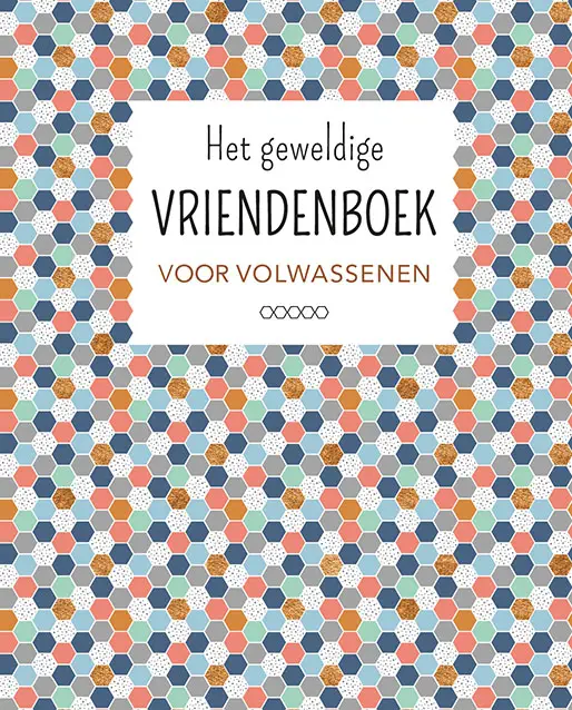 Geweldige vriendenboek voor volwasse
