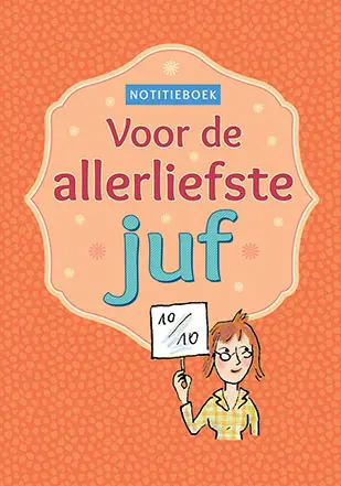 Notitieboek voor de allerliefste juf