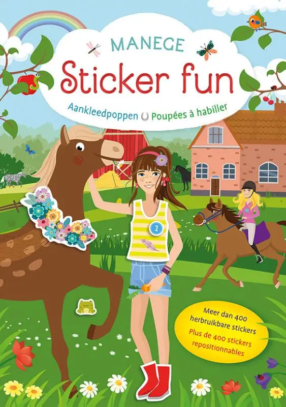 Manege sticker fun - aankleedpoppen