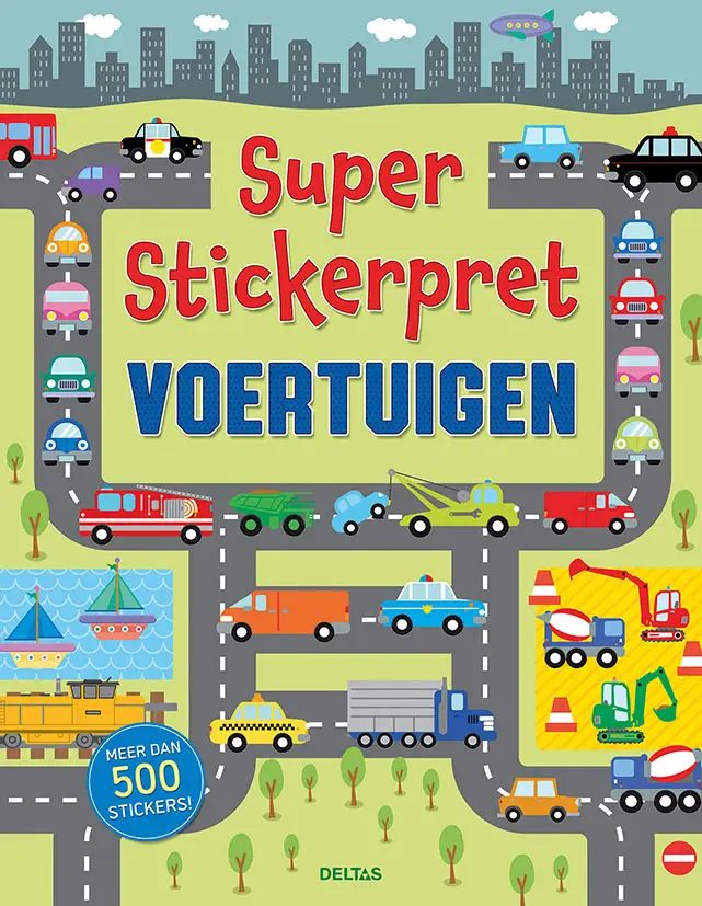 Super stickerpret - Voertuigen