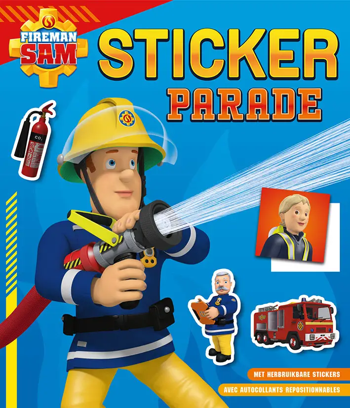 Brandweerman sam sticker parade / sam le
