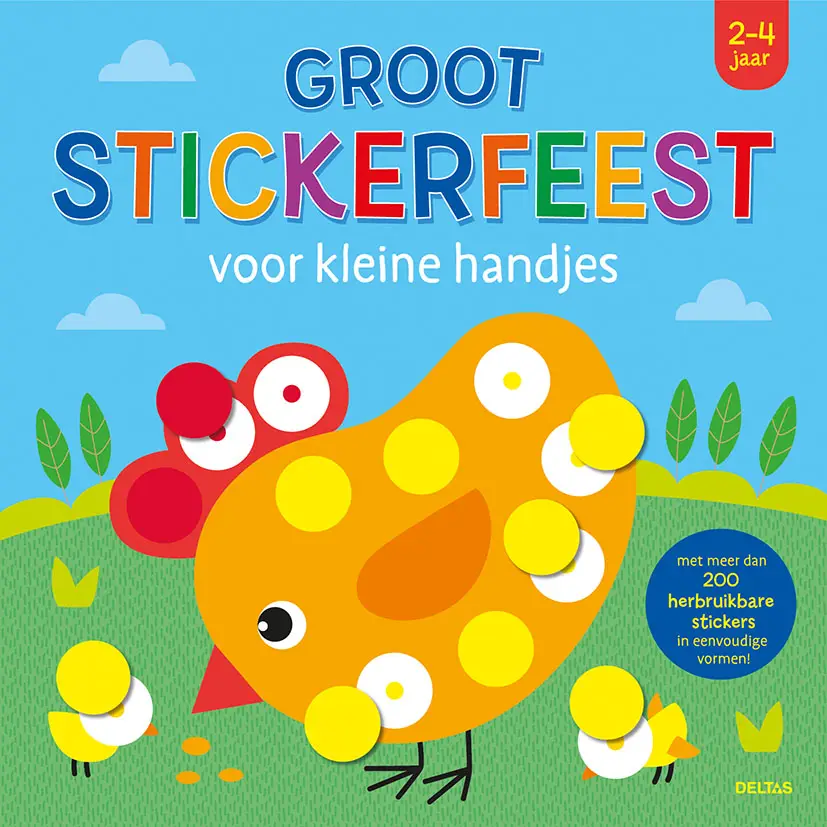Groot stickerfeest voor kleine handjes