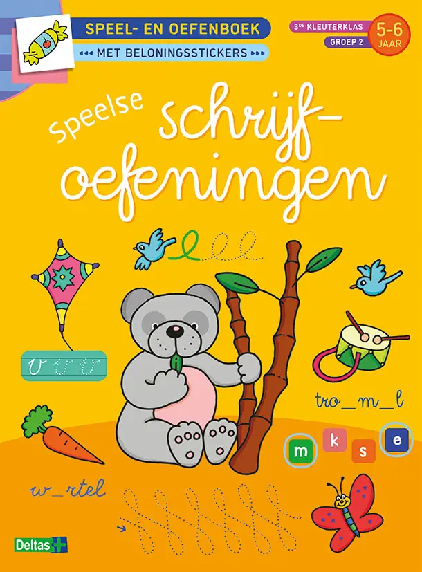 Speel- en oefenboek met beloningssticker