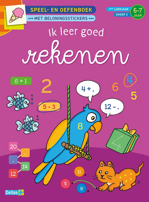 Speel- en oefenboek met beloningssticker
