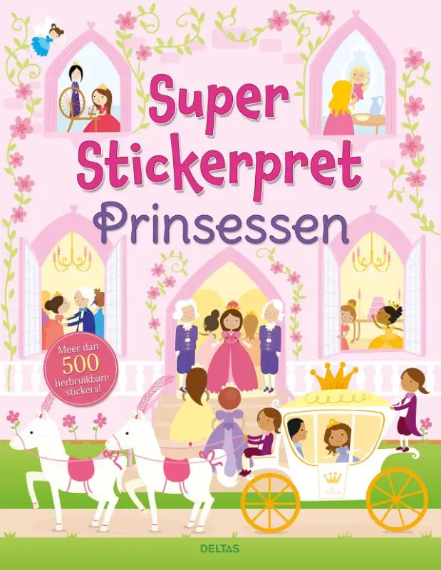 Super stickerpret - prinsessen