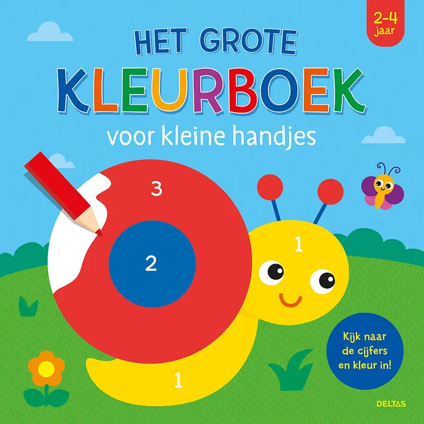 Grote kleurboek voor kleine handjes