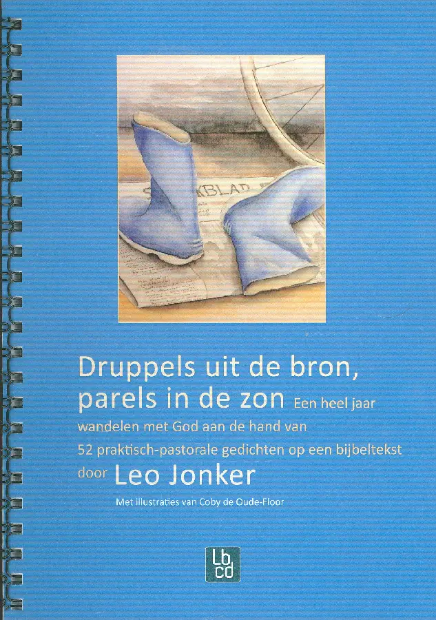 Druppels uit de bron parels in de zon