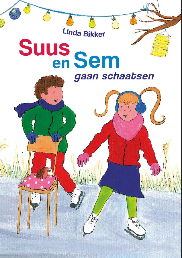 Suus en Sem gaan schaatsen