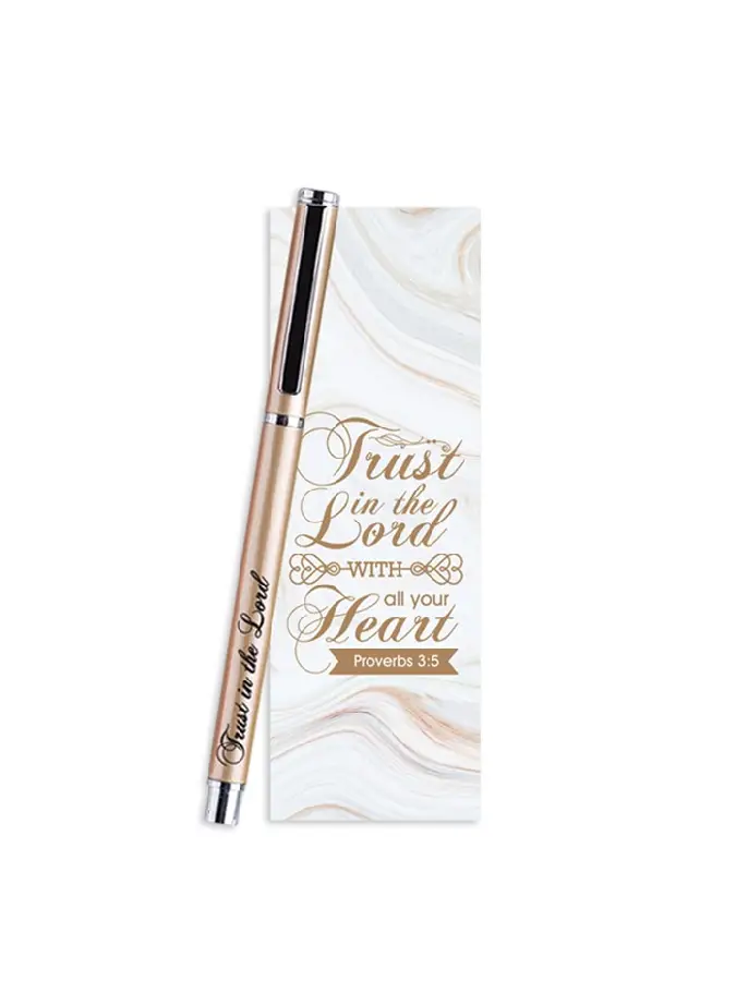 Gel Pen Bookmark Set  Trust in the Lord