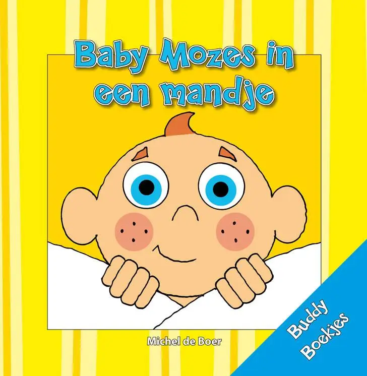 Baby mozes in een mandje