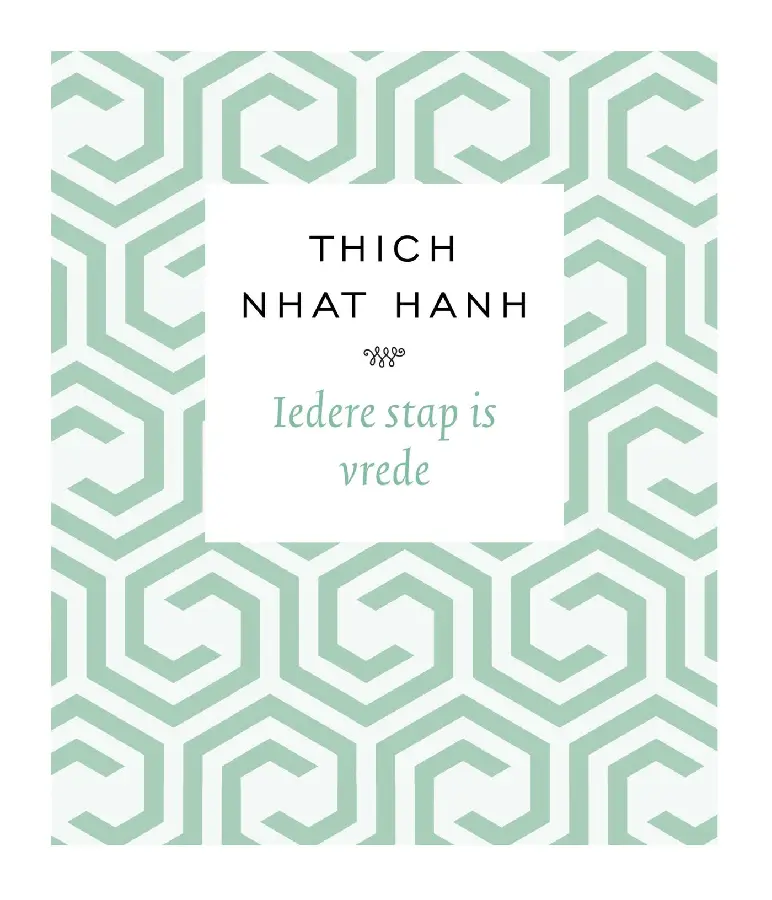 Iedere stap is vrede