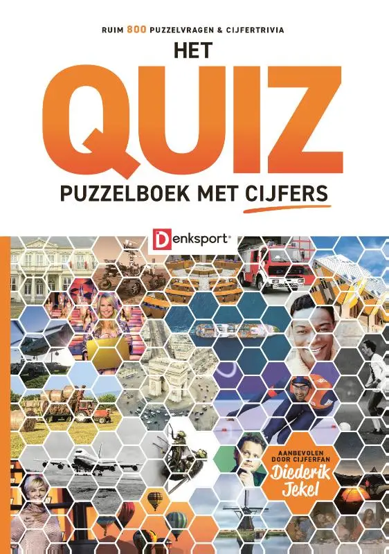 Quiz puzzelboek met cijfers