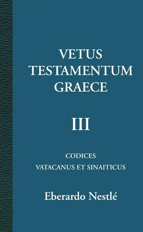 Vetus testamentum graece 3   POD