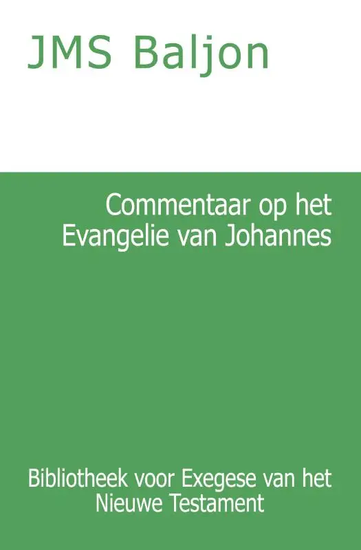 Commentaar op het Evangelie van Johannes