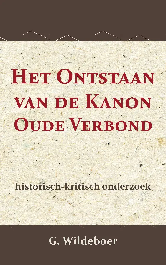 Ontstaan van de kanon des ouden verbonds