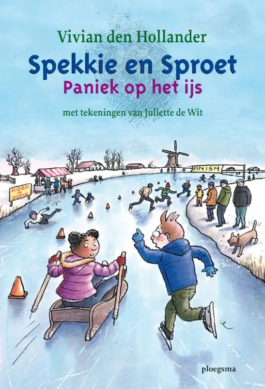 Spekkie en sproet paniek op het ijs