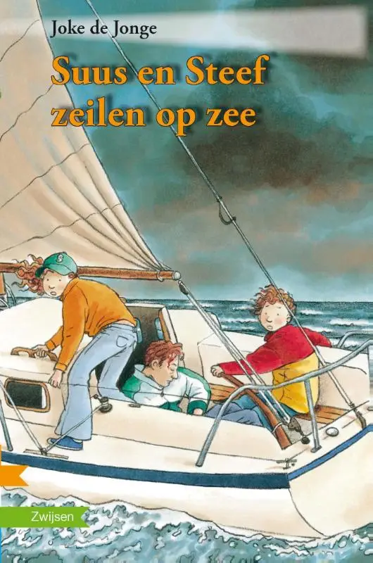 Suus en steef zeilen op zee