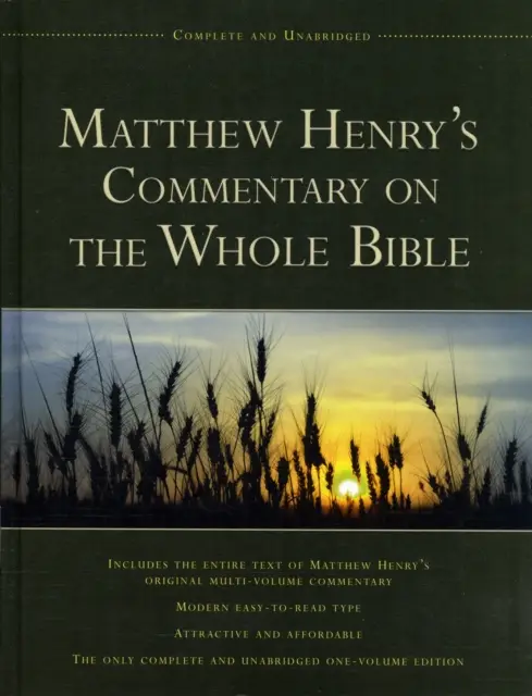 Matthew Henrys Commentary On The Bible